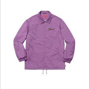 Supreme Gonz Logo Coaches Jacket Violet